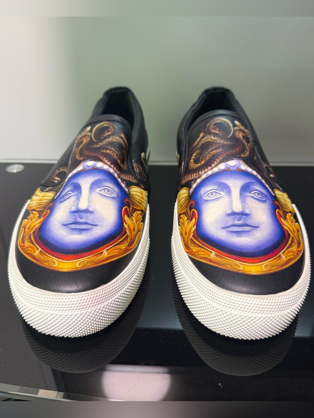 Versace Medusa Men’s 41 Slip on Sneakers